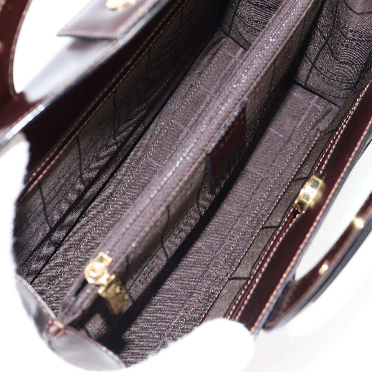 Céline Logo du cercle, Brown, Leather, handbag