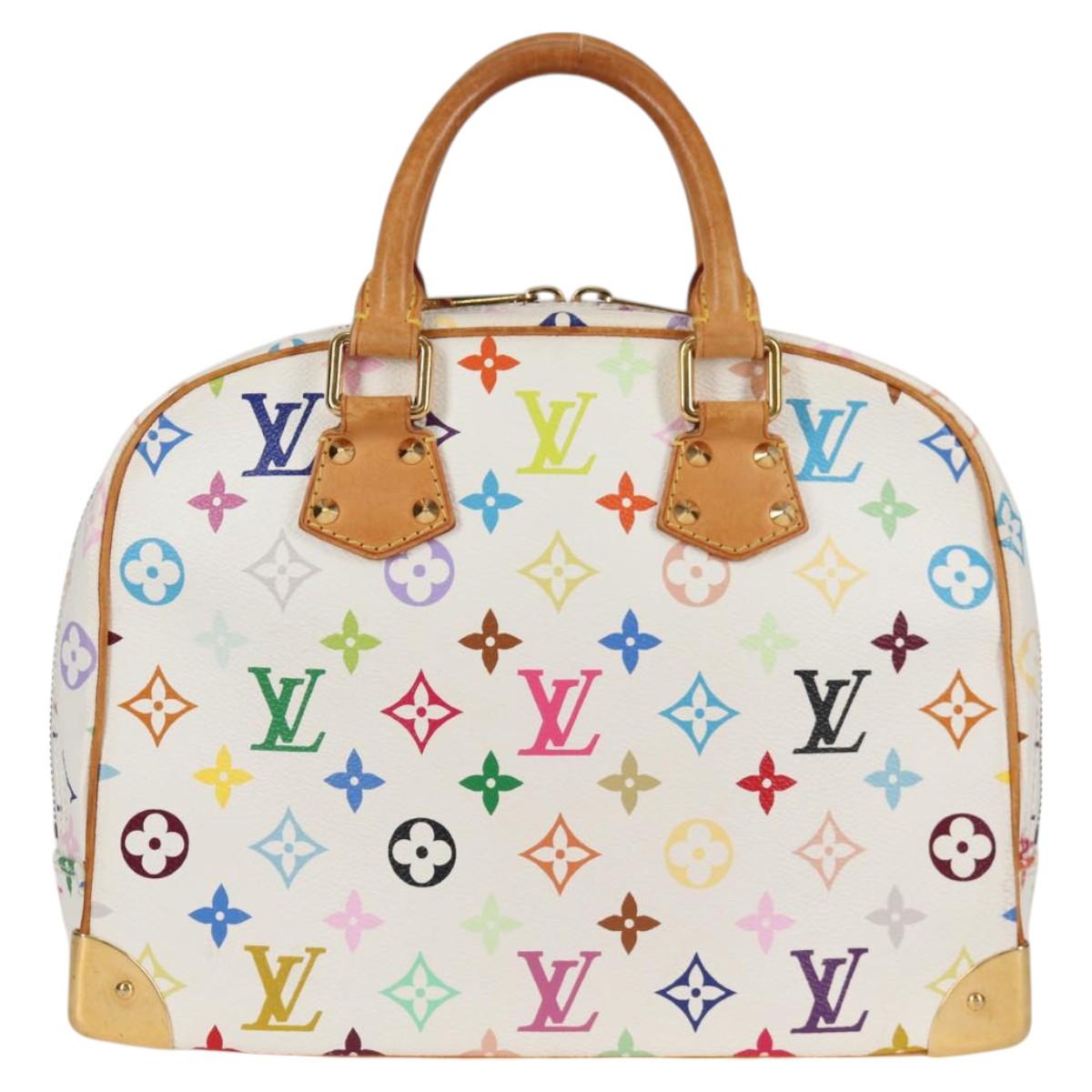 Louis Vuitton Trouville, White, Canvas, handbag