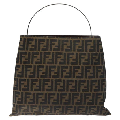 Fendi Zucca, Brown, Canvas, handbag