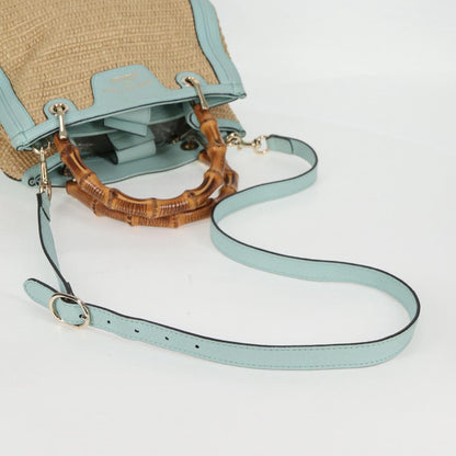 Gucci Bamboo, Beige, Leather, tote