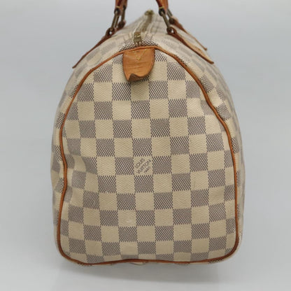 Louis Vuitton Speedy 30, White, Canvas, handbag