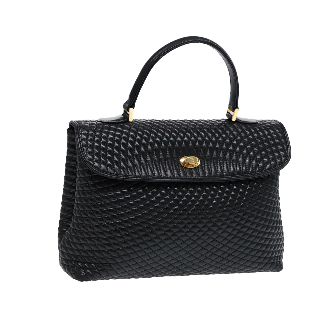 Bally, Black, Leather, handbag