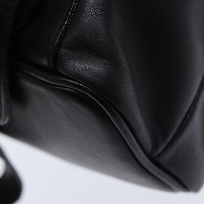 Gucci Bamboo, Black, Leather, backpack