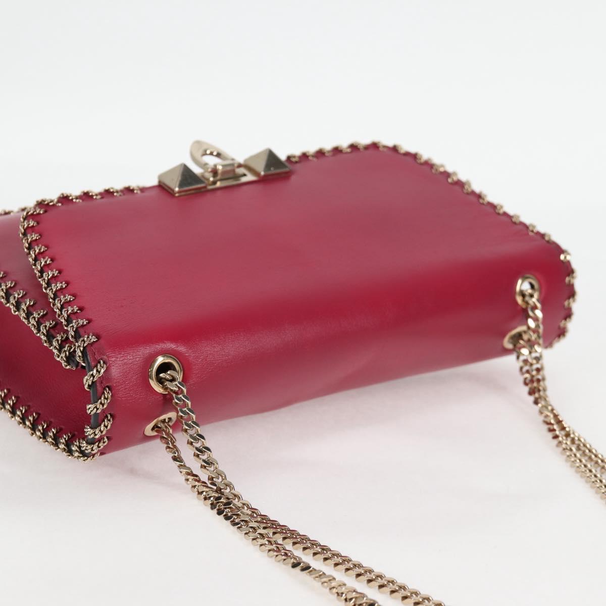 Valentino Garavani Demilune, Pink, Leather, shoulder