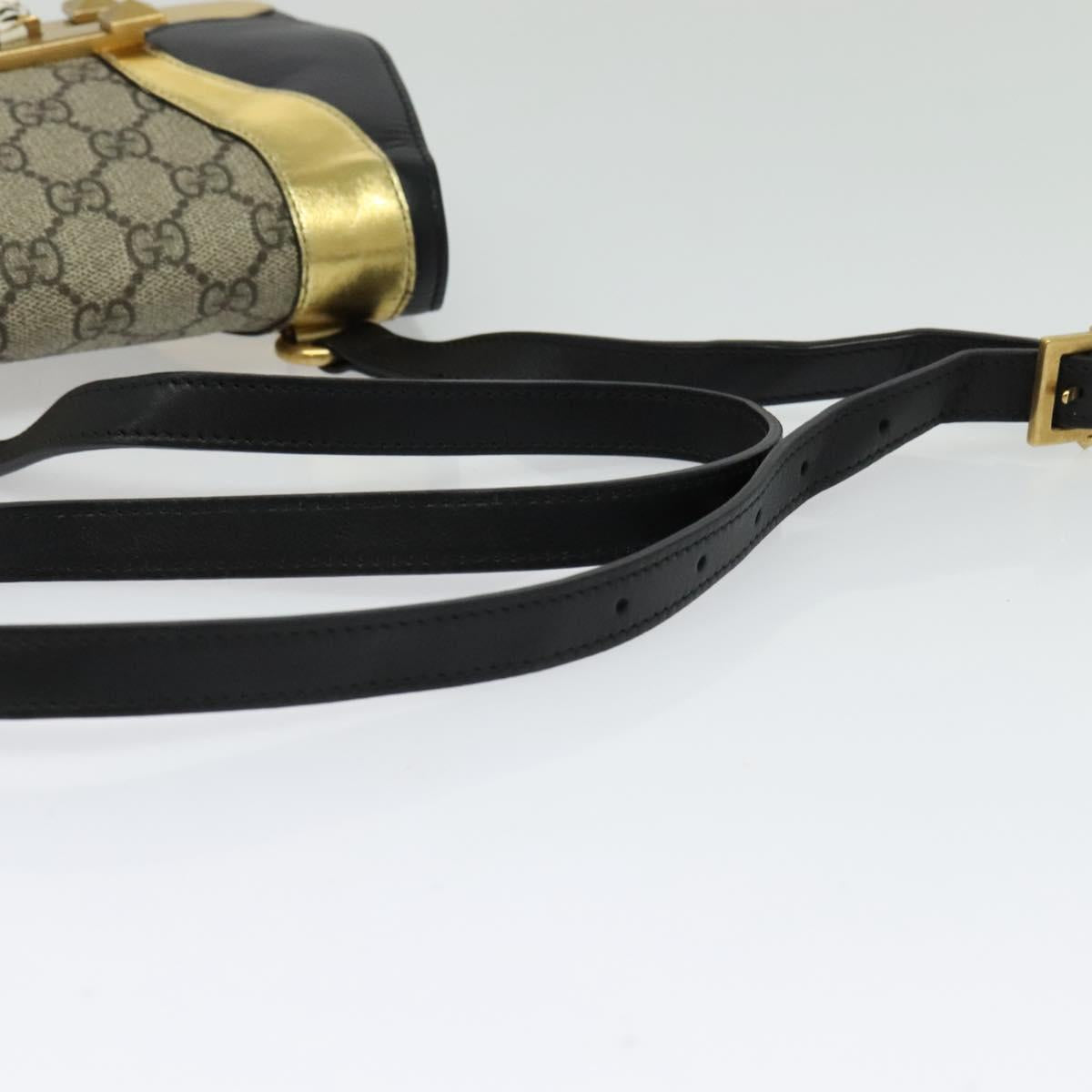 Gucci Osiride, Black, "CANVAS, LEATHER", shoulder
