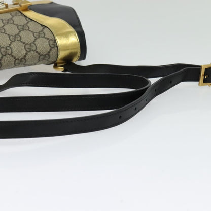 Gucci Osiride, Black, "CANVAS, LEATHER", shoulder