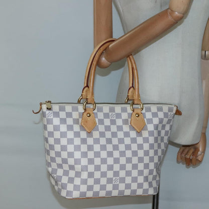 Louis Vuitton Saleya, White, Canvas, tote