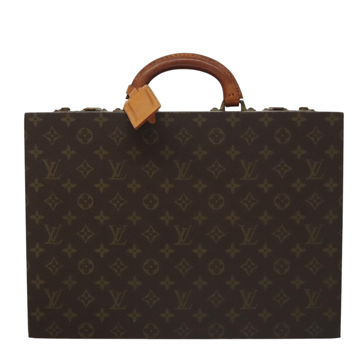 Louis Vuitton President, Brown, Canvas, briefcase