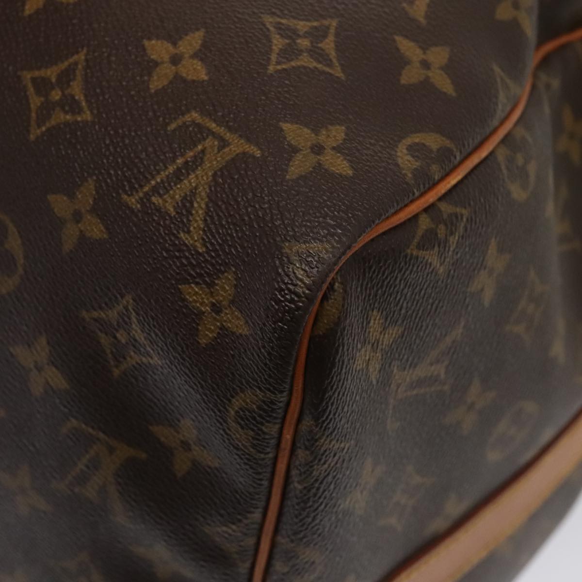 Louis Vuitton Keepall Bandouliere 55, Brown, Canvas, travel