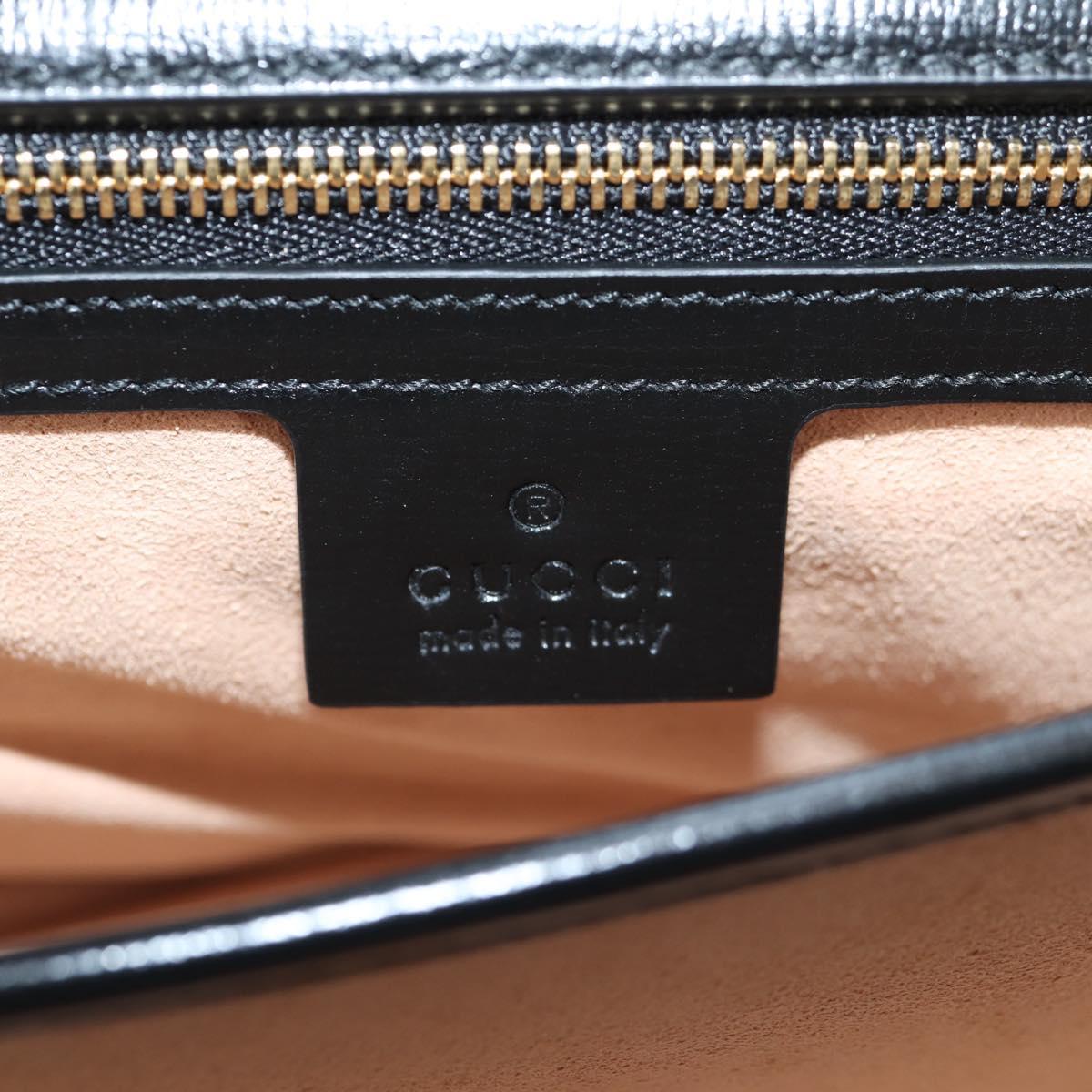 Gucci Marina, Black, Leather, shoulder