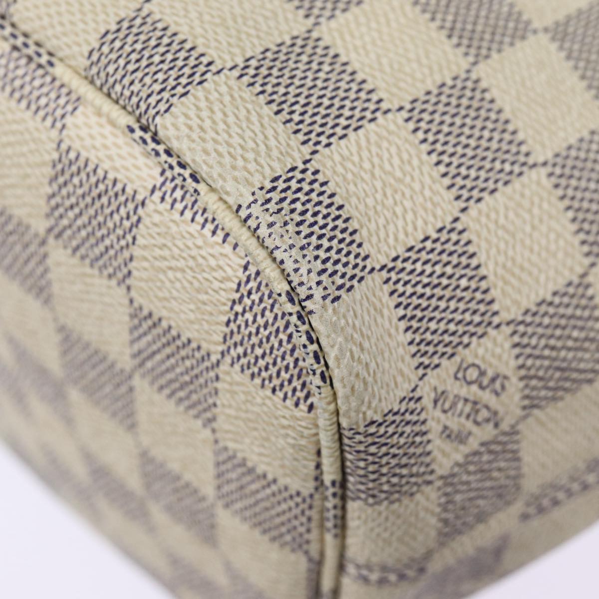 Louis Vuitton Neverfull PM, Beige, Canvas, tote