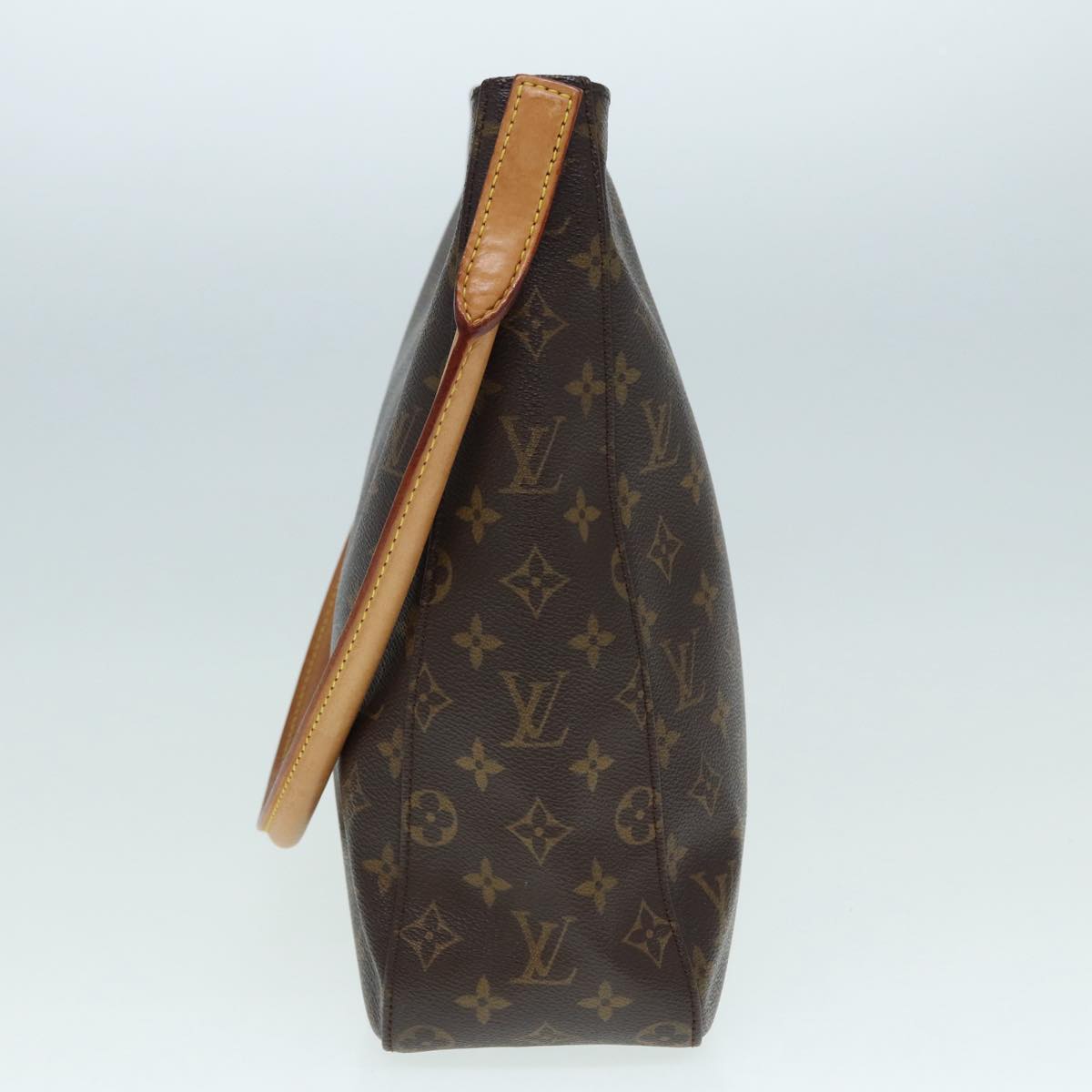 Louis Vuitton Looping GM, Blue, Canvas, shoulder