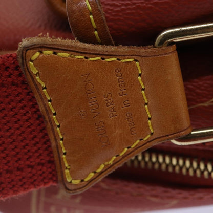 Louis Vuitton America's Cup, Red, Canvas, shoulder