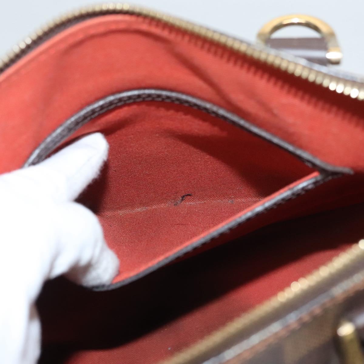 Louis Vuitton Alma BB, Brown, Canvas, handbag
