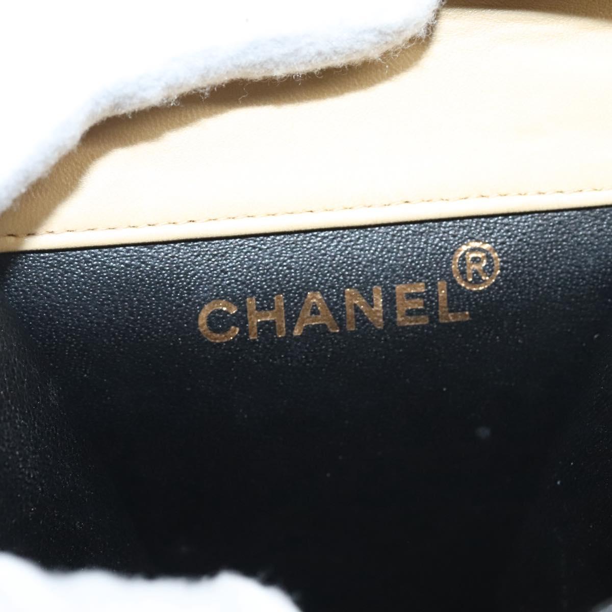 Chanel Phone case, Beige, Leather, clutch