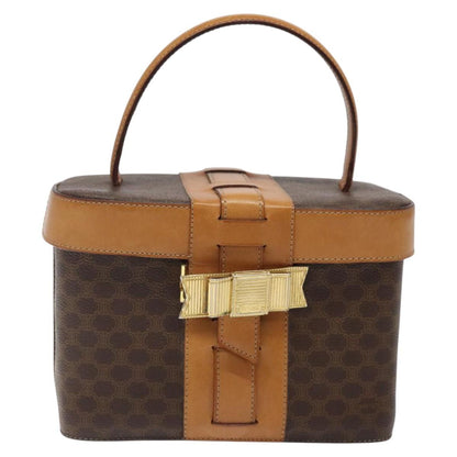 Céline Vanity, Brown, Canvas, handbag