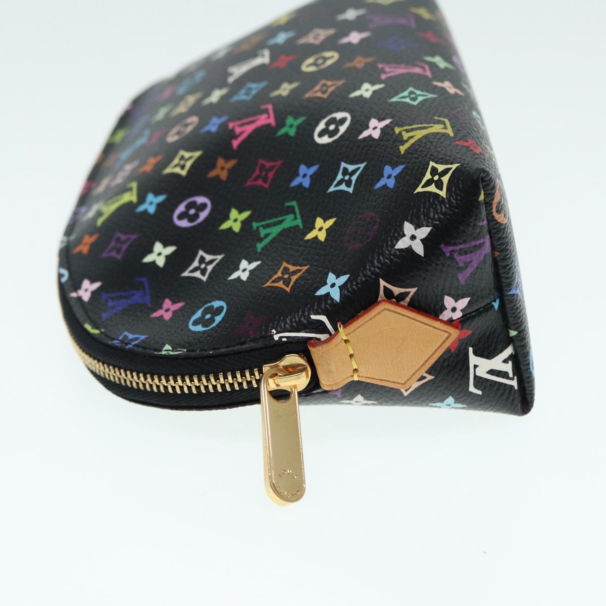 Louis Vuitton TROUSSE A MAQUILLAGE BRUSH, Black, Canvas, clutch