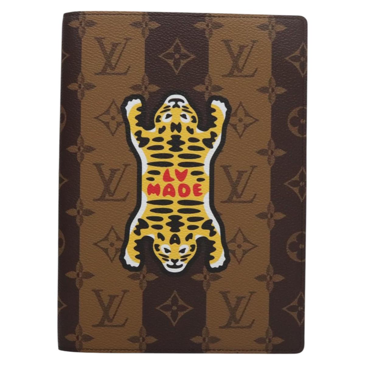 Louis Vuitton Nigo, Brown, Canvas, wallet