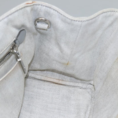 Prada Canapa, Grey, Denim - Jeans, handbag