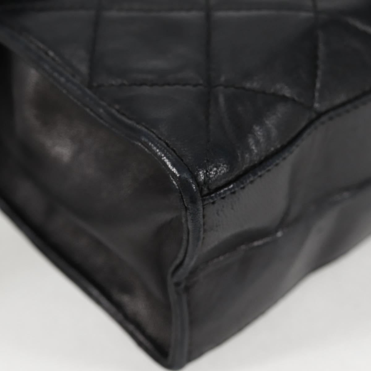 Chanel Coco Mark, Black, Leather, shoulder