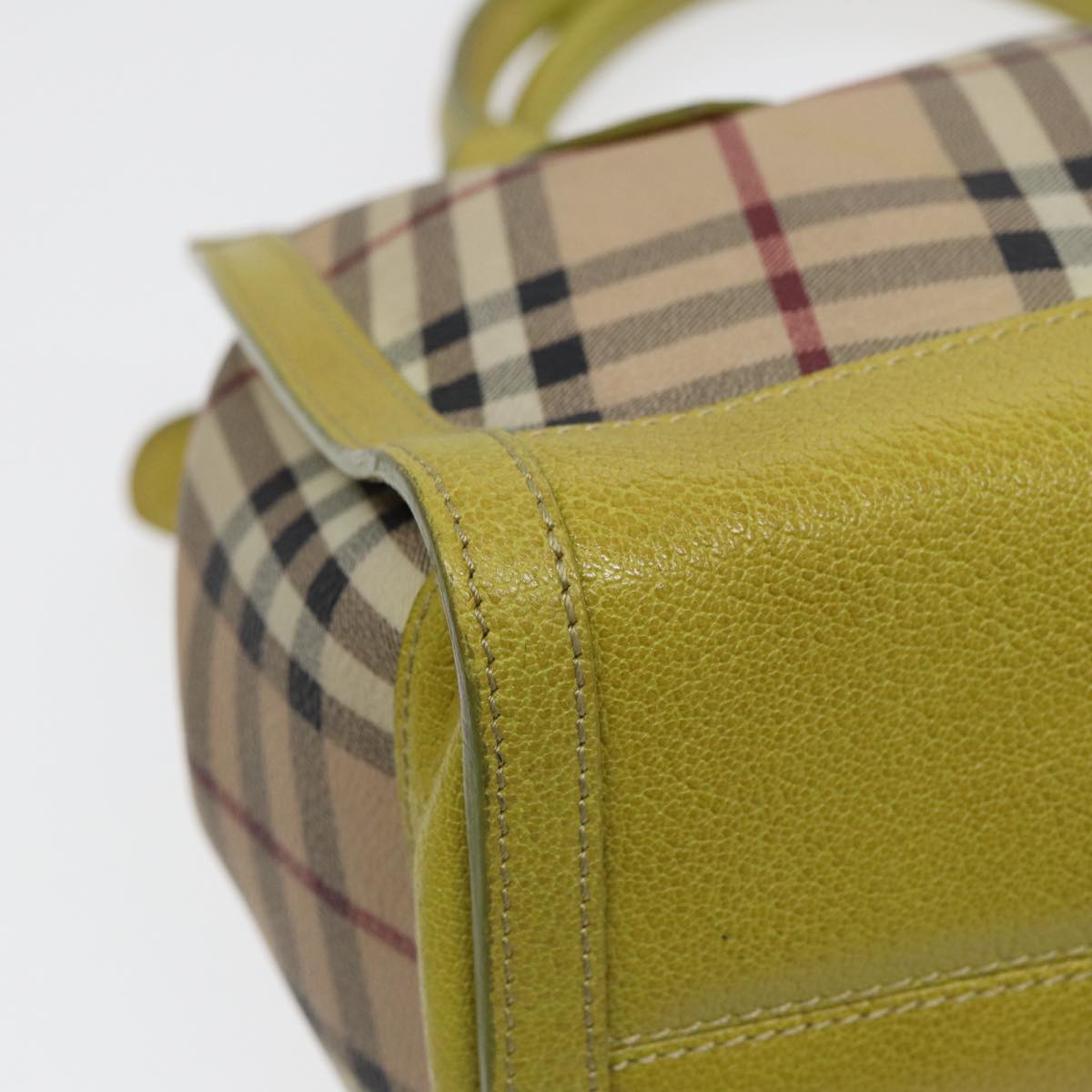 Burberry Nova Check, Beige, Canvas, handbag