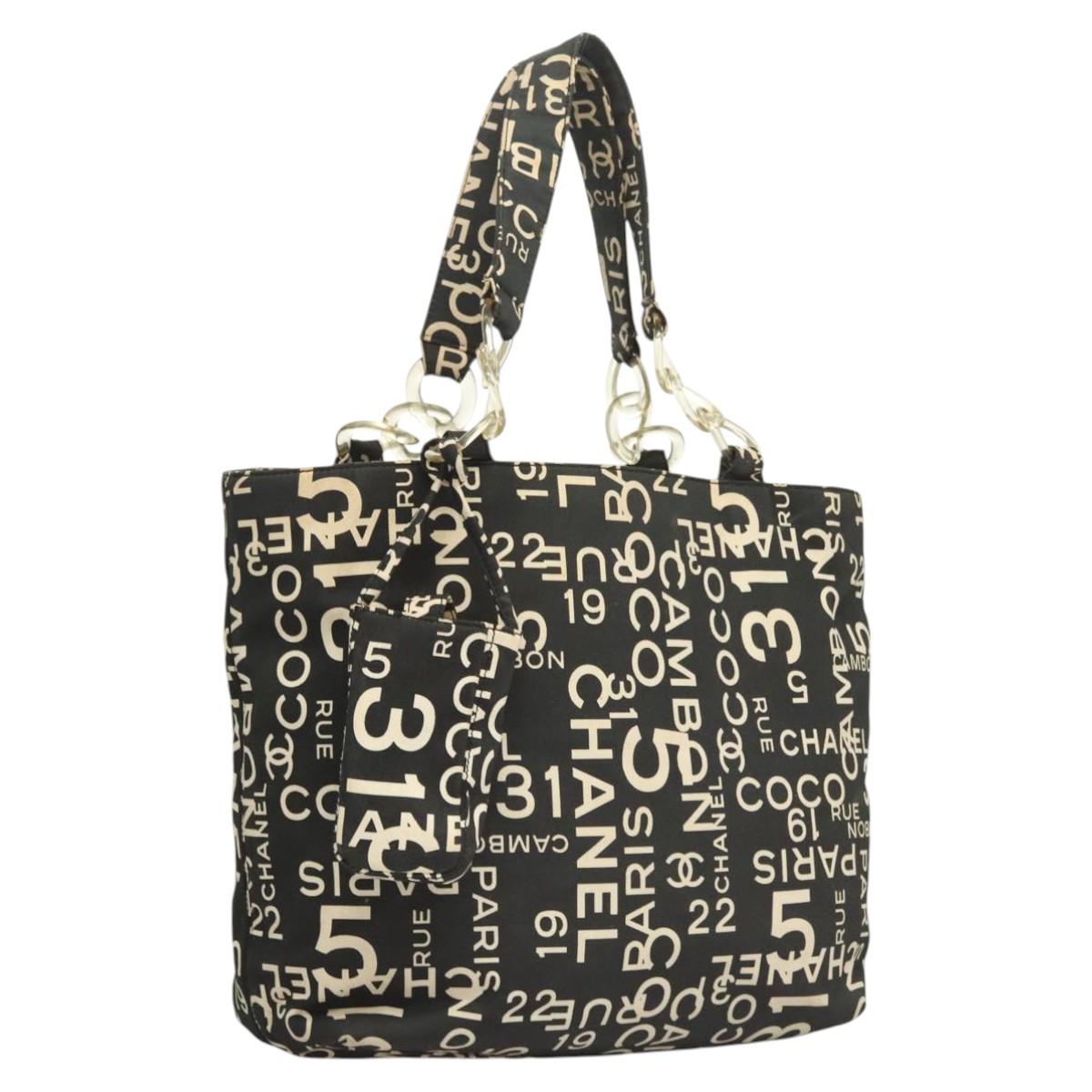 Chanel By sea, Black, Canvas, tote