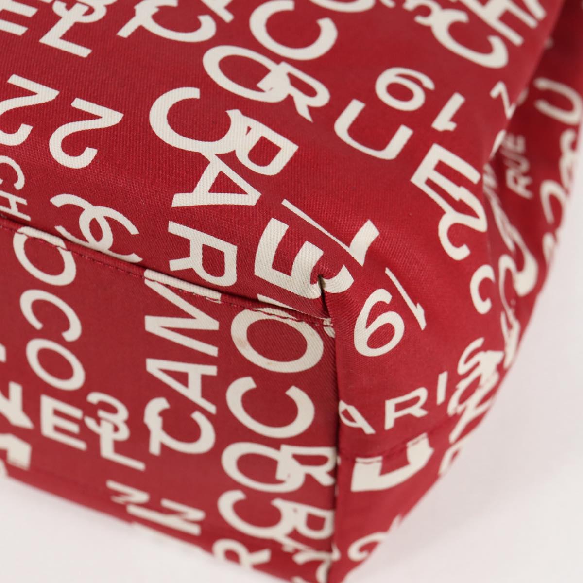 Chanel By sea, Red, Canvas, tote