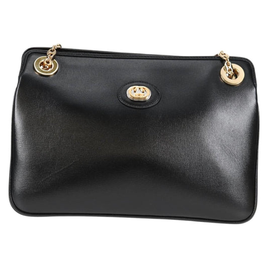 Gucci Marina, Black, Leather, shoulder