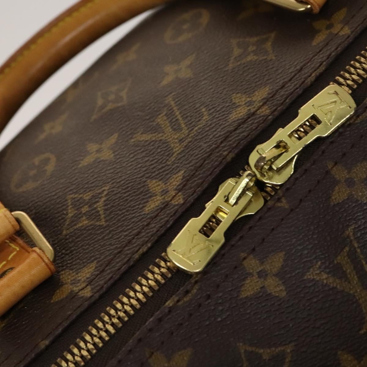 Louis Vuitton Keepall 60, Brown, Canvas, travel