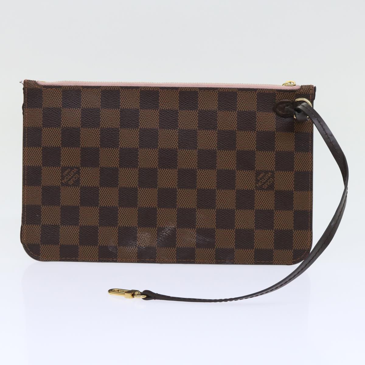 Louis Vuitton Neverfull MM, Brown, Canvas, tote