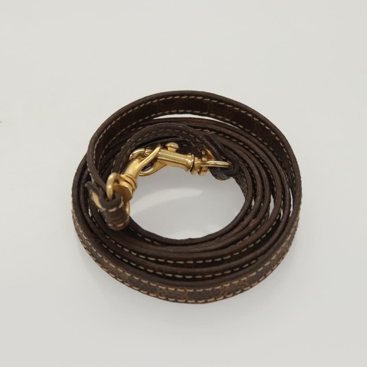 Céline Macadam, Brown, Canvas, handbag
