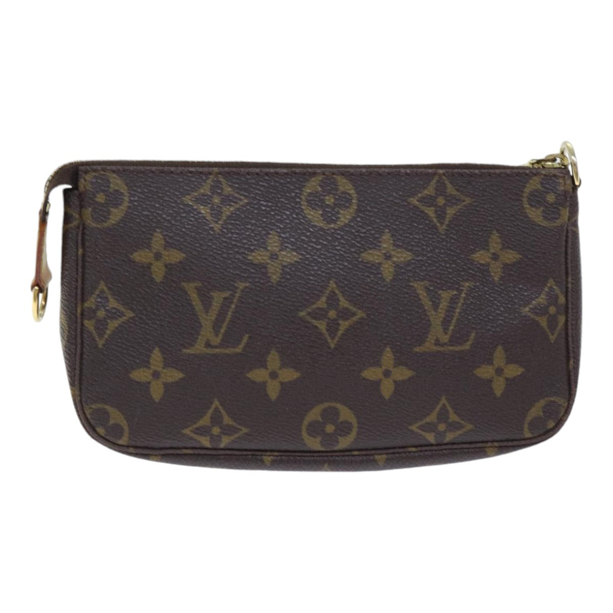 Louis Vuitton Pochette Accessoire, Brown, Canvas, clutch