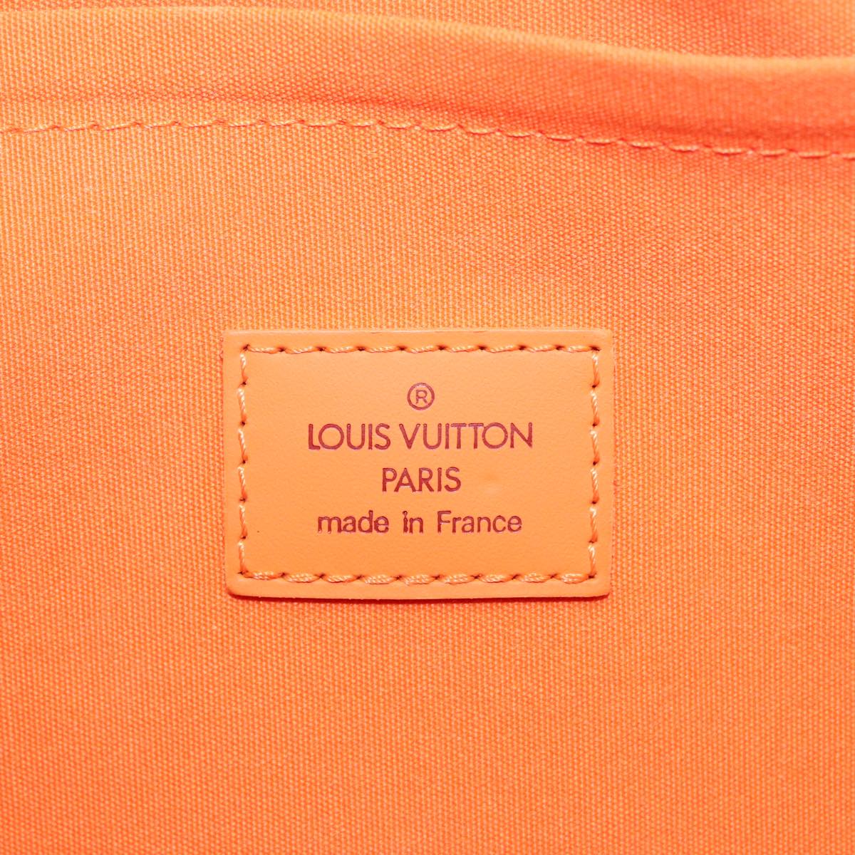 Louis Vuitton Danura, Orange, Leather, handbag