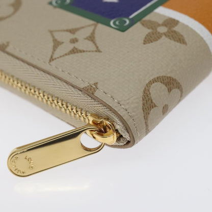 Louis Vuitton Zippy coin purse, Beige, Canvas, wallet