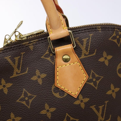 Louis Vuitton Alma, Brown, Canvas, handbag