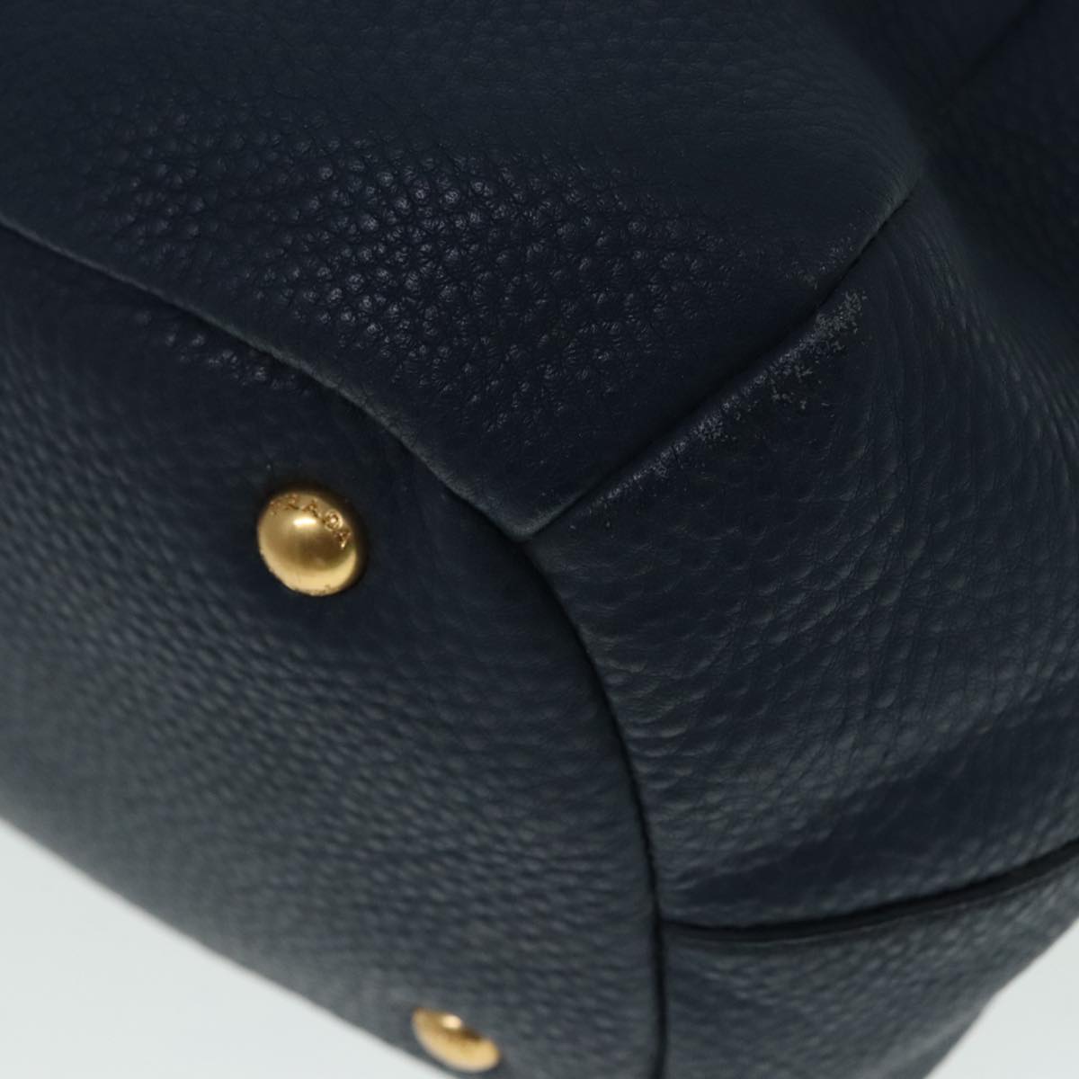 Prada, Blue, Leather, handbag