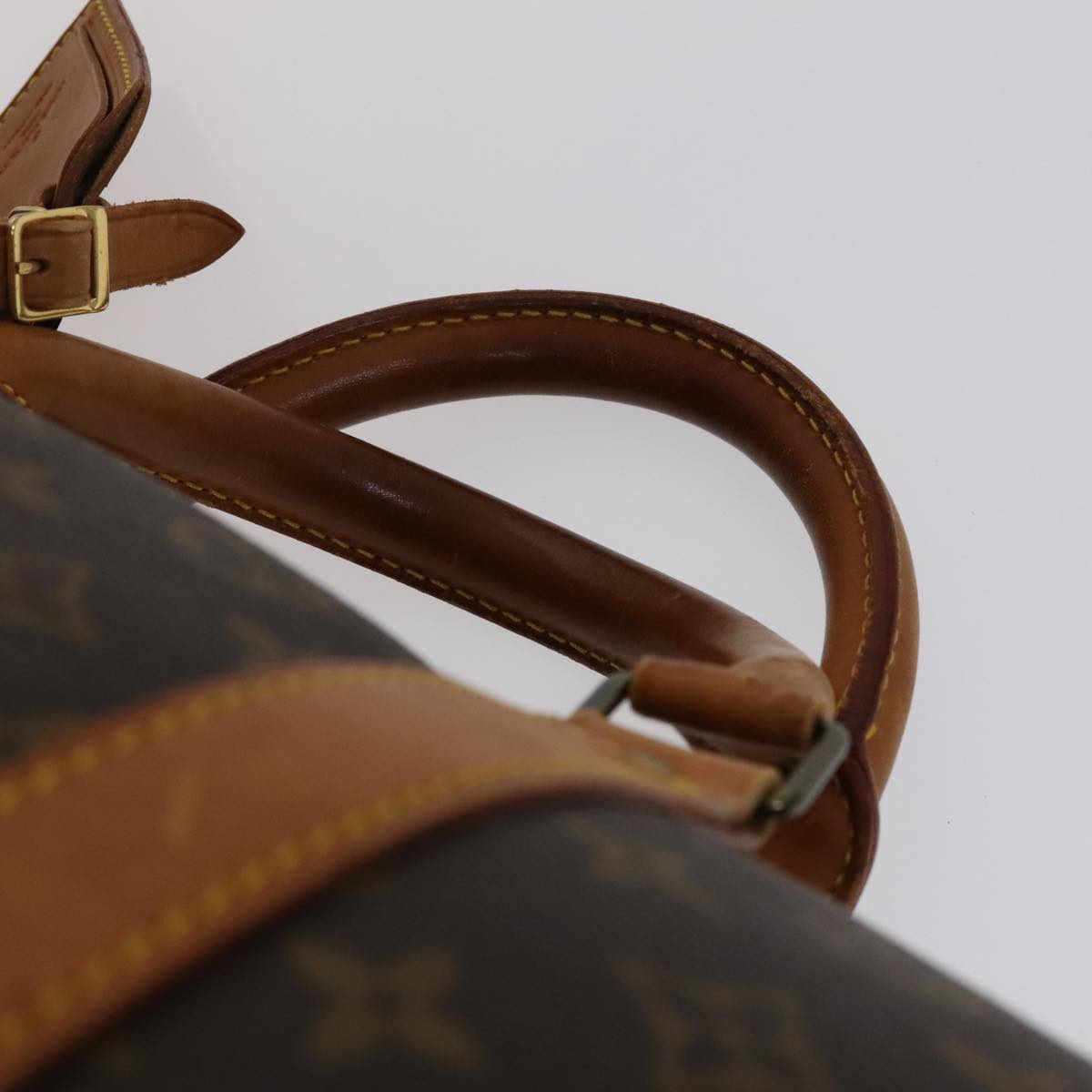 Louis Vuitton Keepall 60, Brown, Canvas, travel