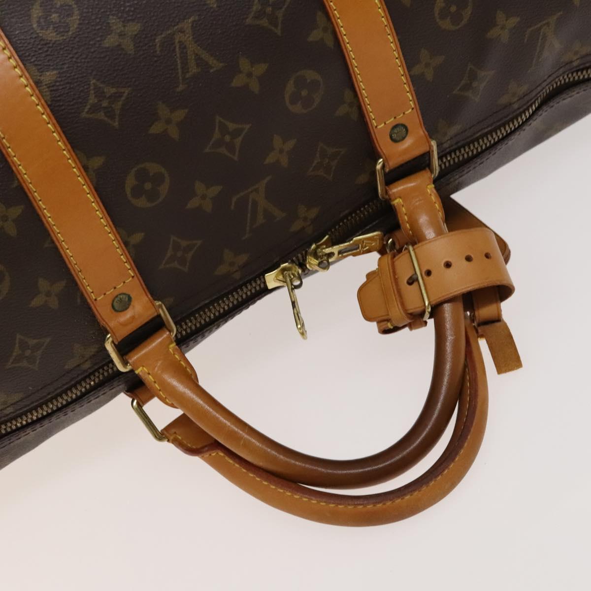 Louis Vuitton Keepall 60, Brown, Canvas, travel