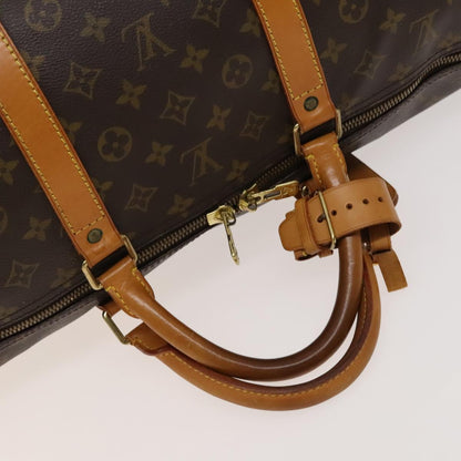 Louis Vuitton Keepall 60, Brown, Canvas, travel