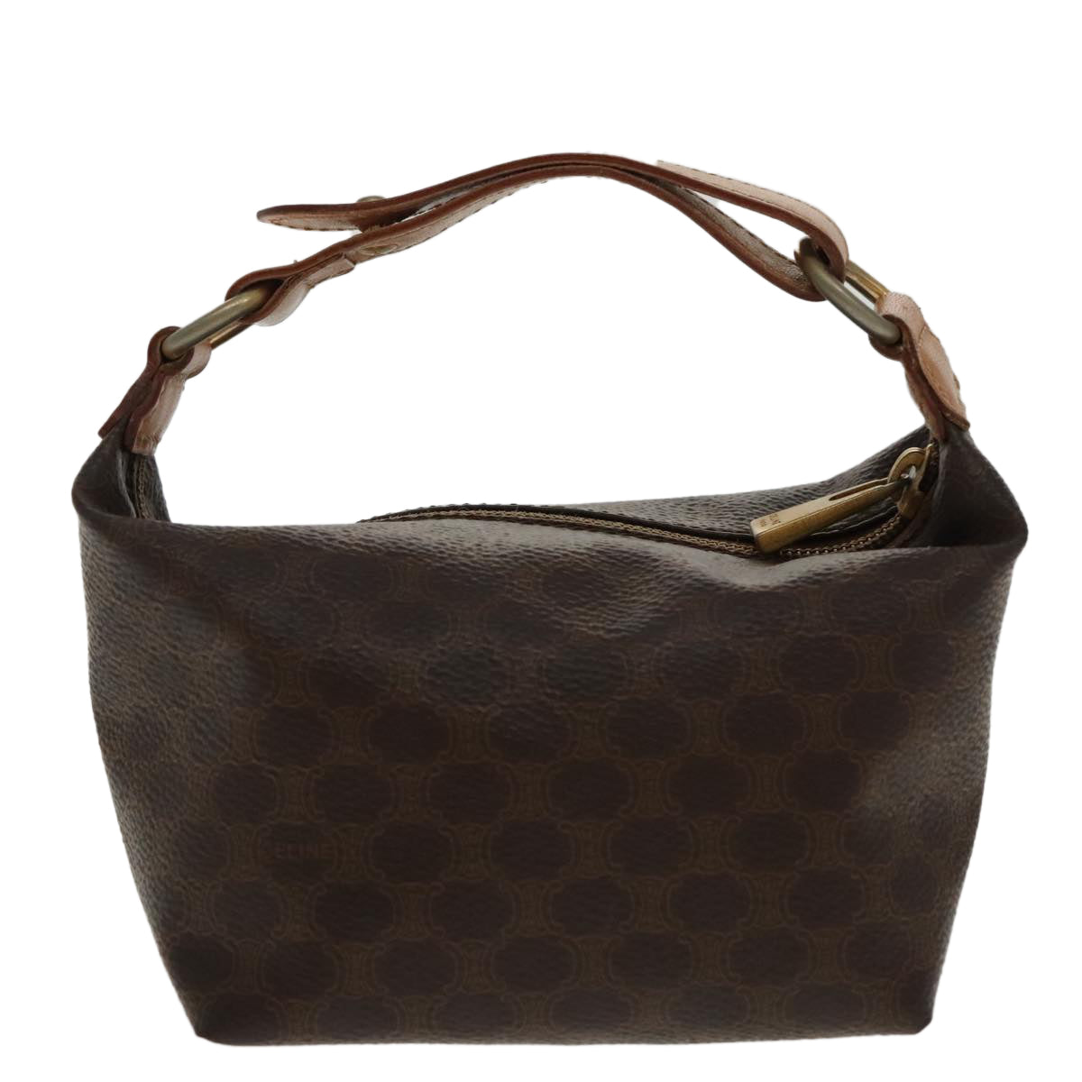 Céline Vanity, Brown, Canvas, handbag