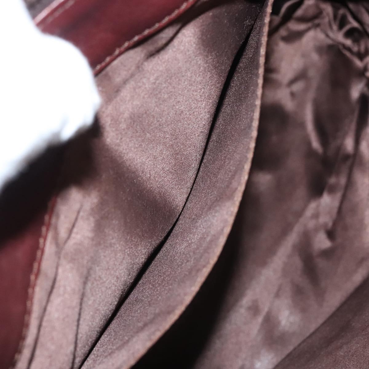 Chanel, Burgundy, Leather, handbag