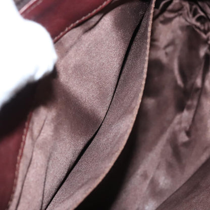 Chanel, Burgundy, Leather, handbag