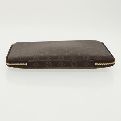 Louis Vuitton Housse ordinateur, Brown, Canvas, wallet