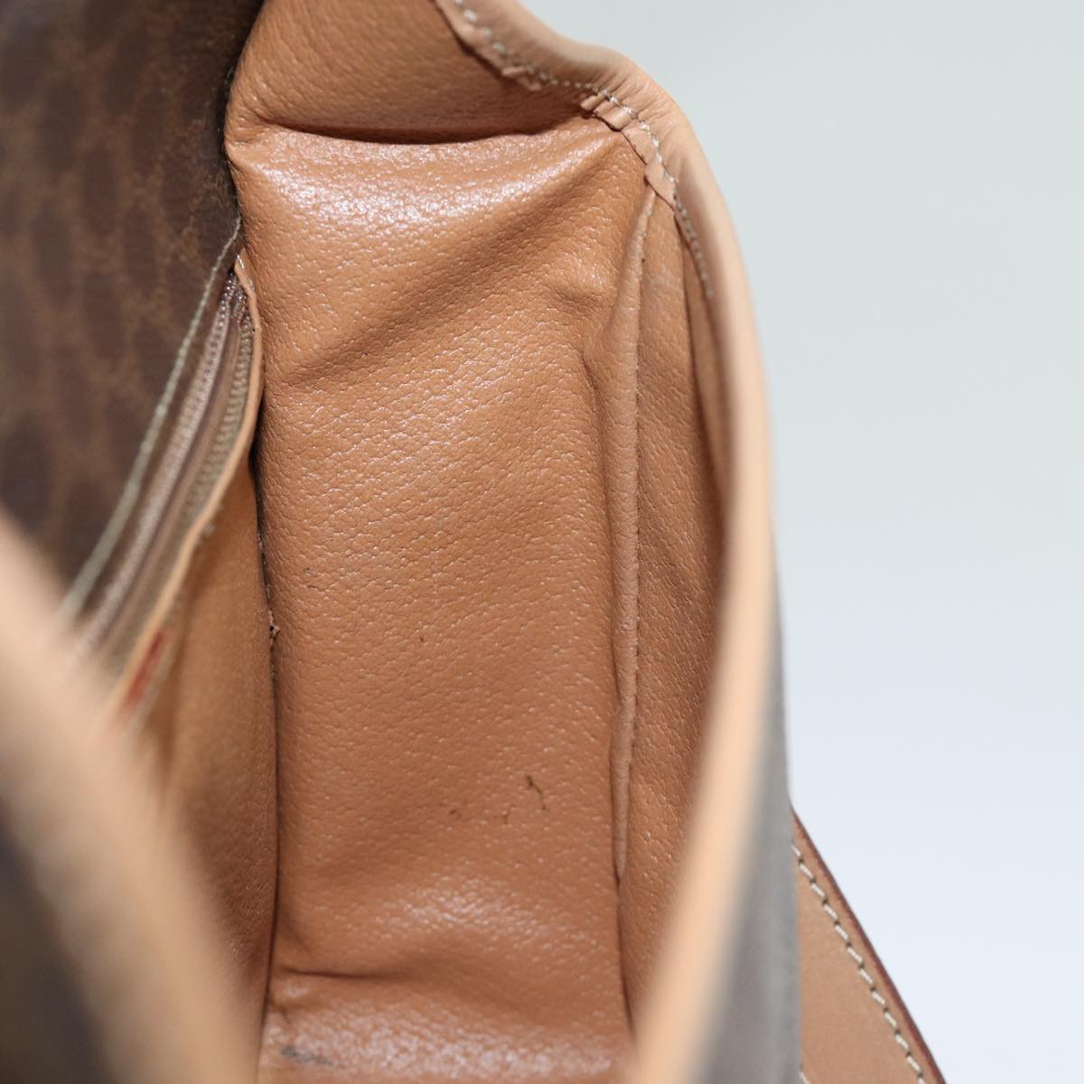 Céline Macadam, Brown, Canvas, shoulder