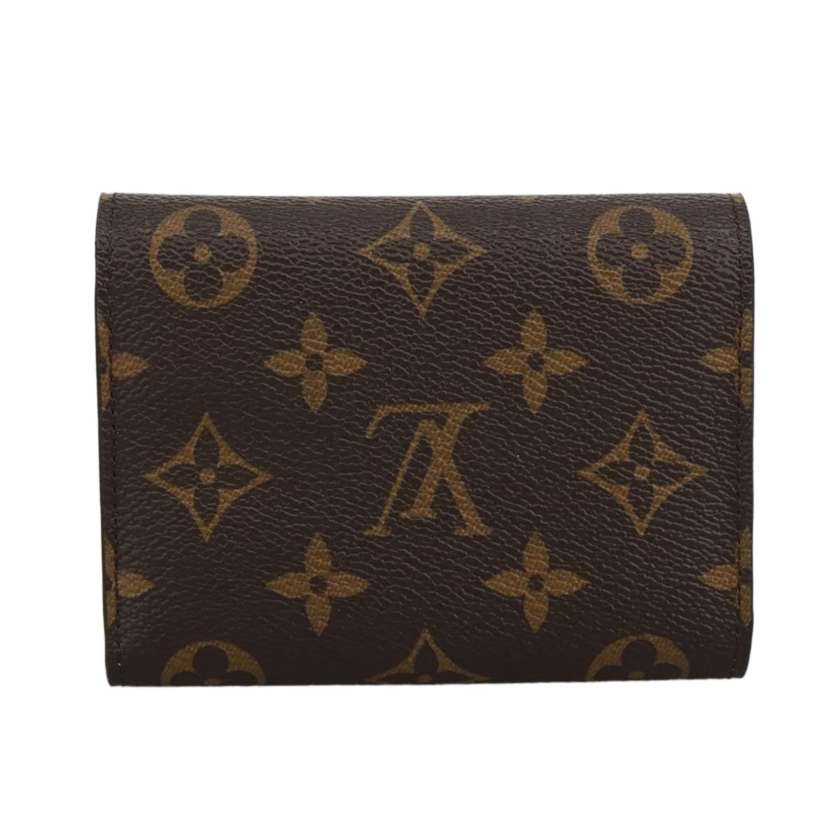 Louis Vuitton Portefeuille Victorine, Brown, Canvas, wallet