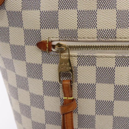 Louis Vuitton Lena PM, White, Canvas, shoulder