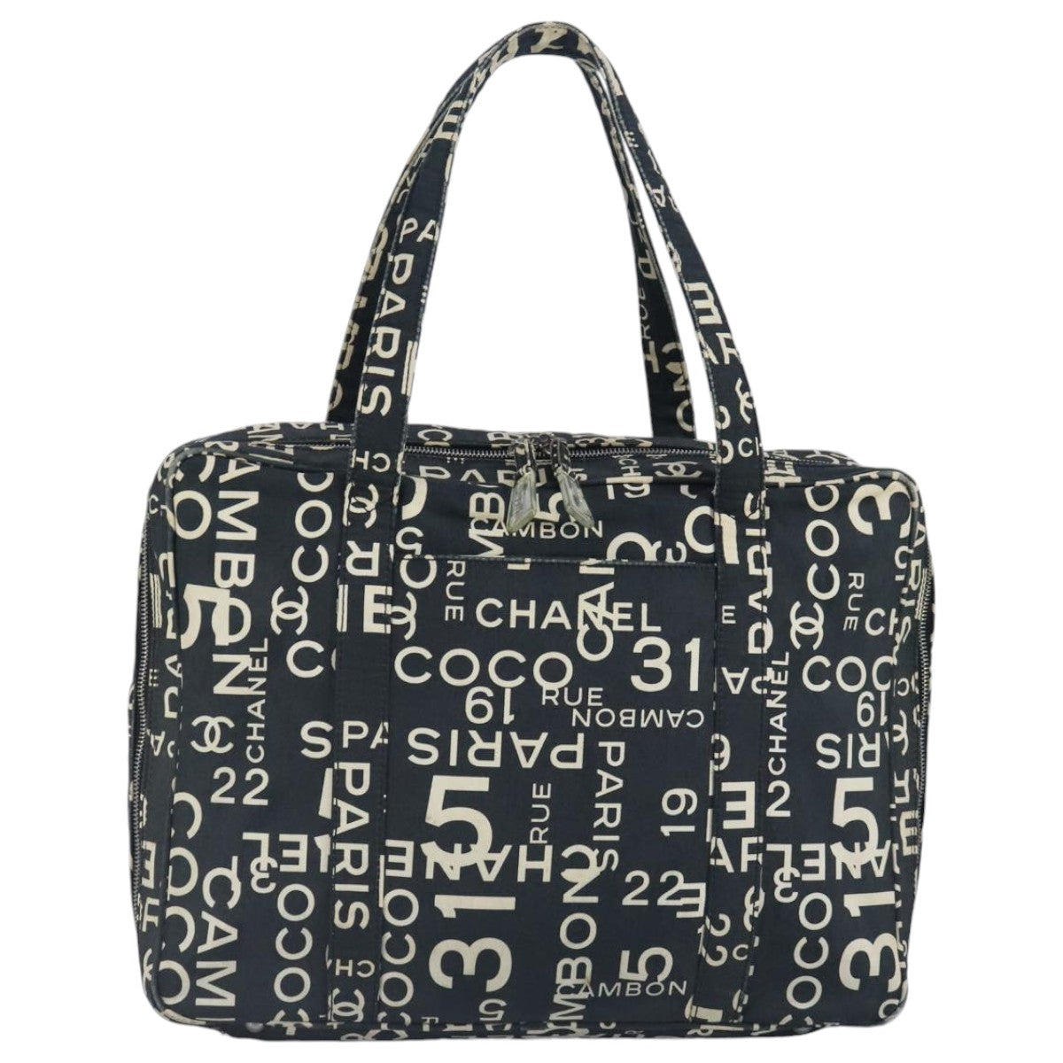 Chanel By sea, Black, Canvas, tote