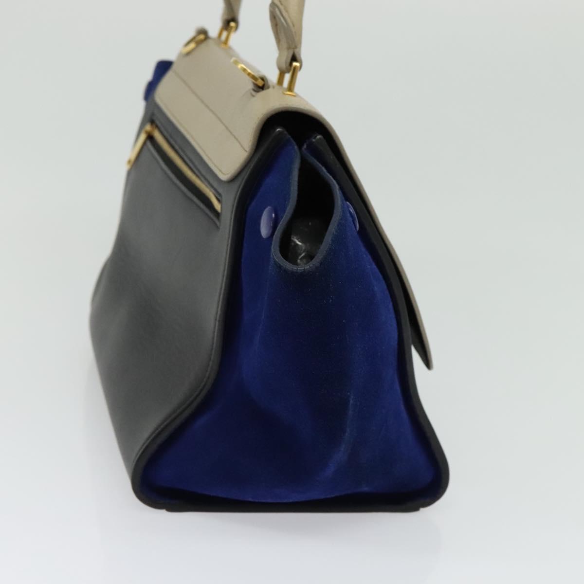 Céline Trapèze, Multicolour, Leather, handbag