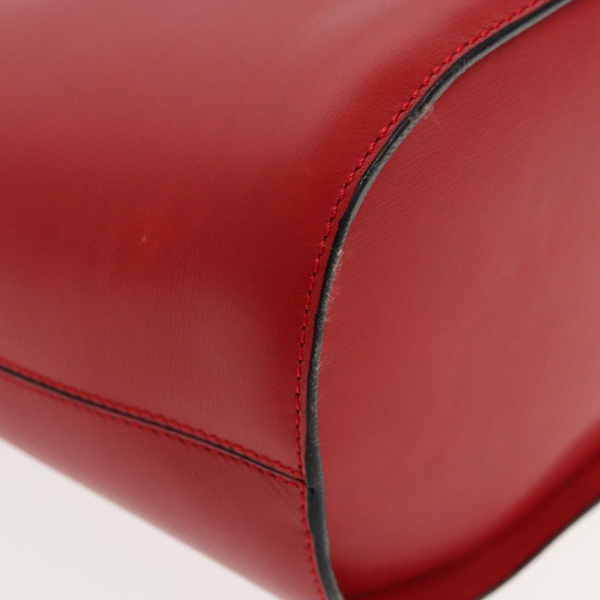 Céline Logo du cercle, Red, Leather, shoulder