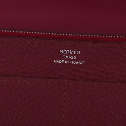 Hermès Dogon, Burgundy, Leather, wallet